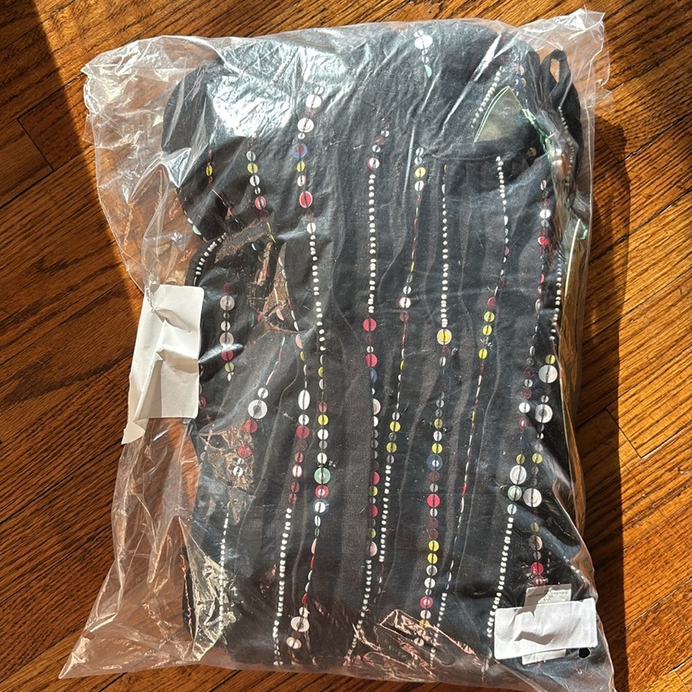 Farm Rio • V-neck sequin slip dress $398 MSRP - Picture 4 of 5